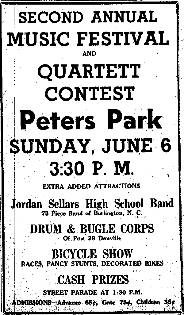 Peters Park Ad