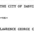 City Of Danville, Virginia, Etc., Versus Lawrence George Campbell, Et Als.
