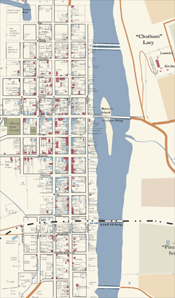 Map of Fredericksburg