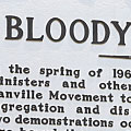 Bloody Monday Historical Marker (2007).